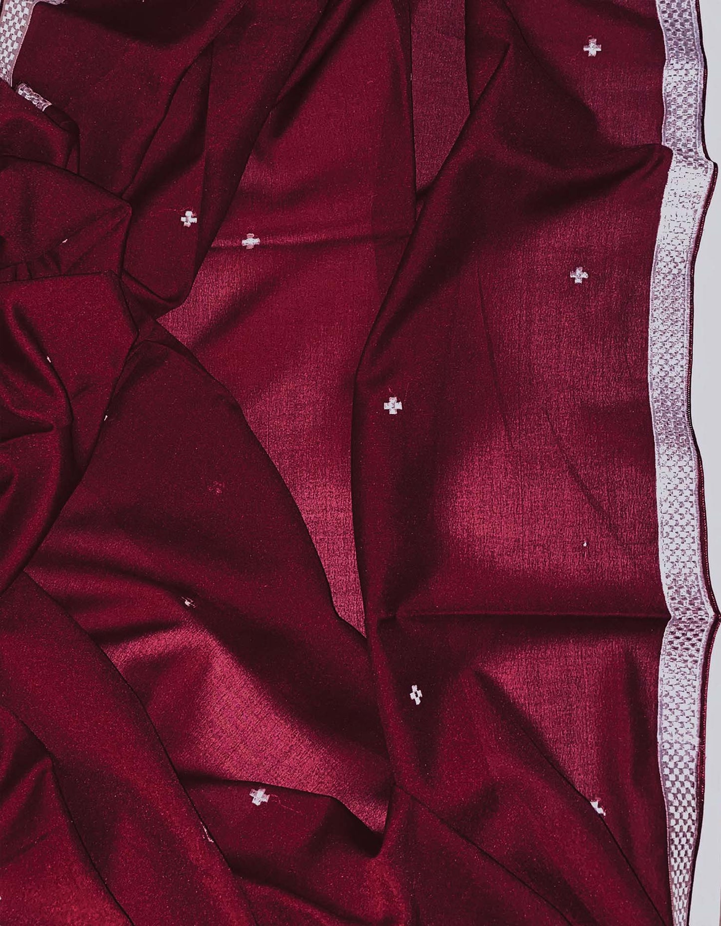 Embroided Chadars - St - Maroon