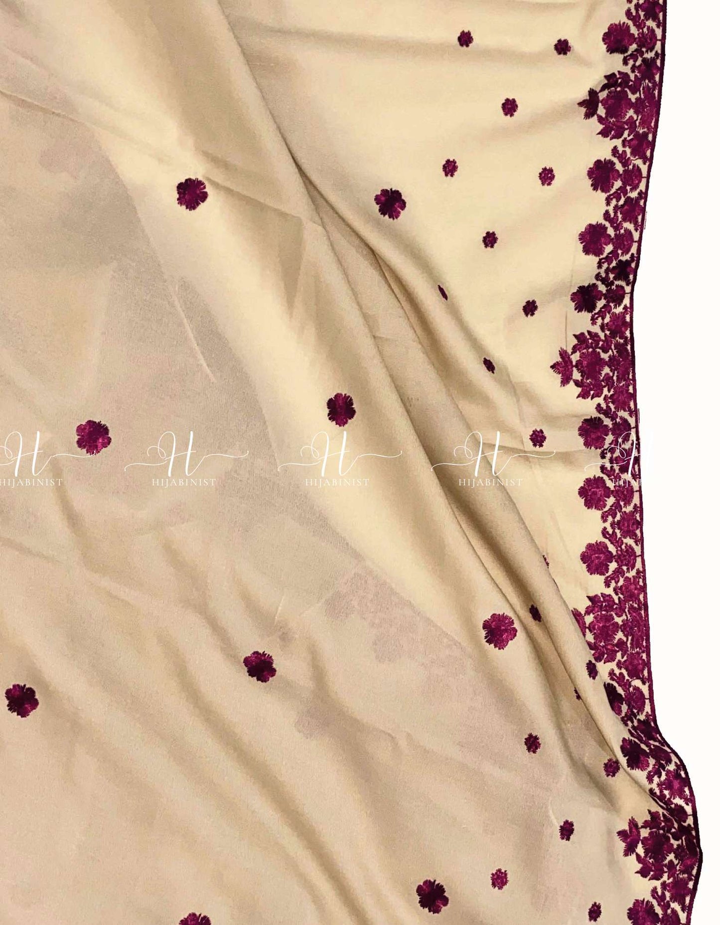 Embroided Chadars - FL - Tan