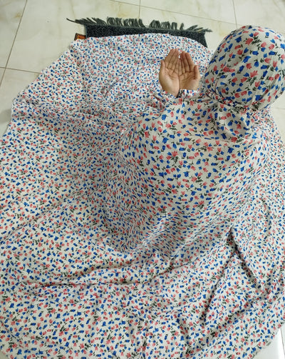 Breathable stitched full coverage namaz chadar