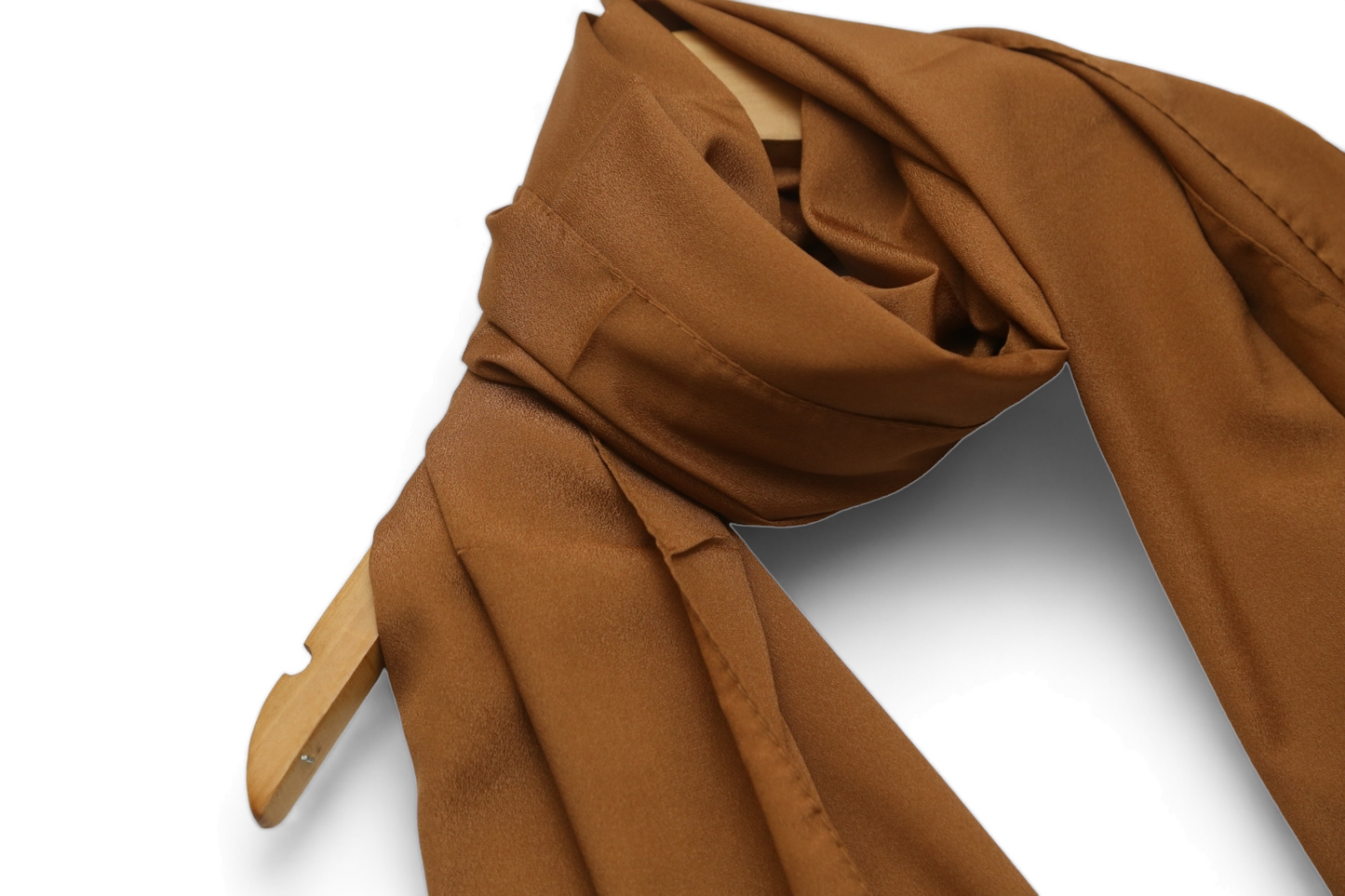 Brown -Silk Viscose Hijab