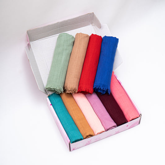 Turkish Hijab  - Bundle of 10 (Select Colors)