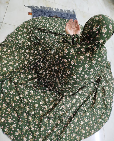 Prayer chadar stitched full coverage elastic sleeves