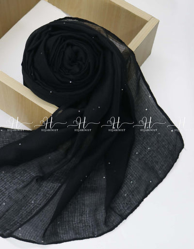 Sequin lawn hijabs perfect for summers, weddings, special occasions, and everyday wear. Best hijabs in Karachi, Pakistan