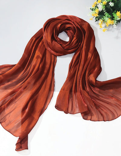 Luxury silk and organza hijabs, offering elegance and comfort. Perfect for special occasions with a soft, premium feel