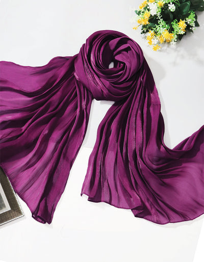 Luxury silk and organza hijabs, offering elegance and comfort. Perfect for special occasions with a soft, premium feel