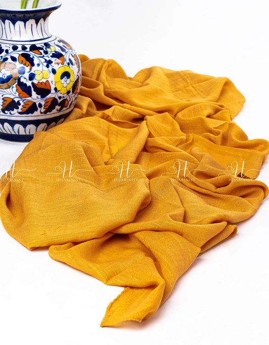 Bareeza Lawn Hijab - Golden Yellow