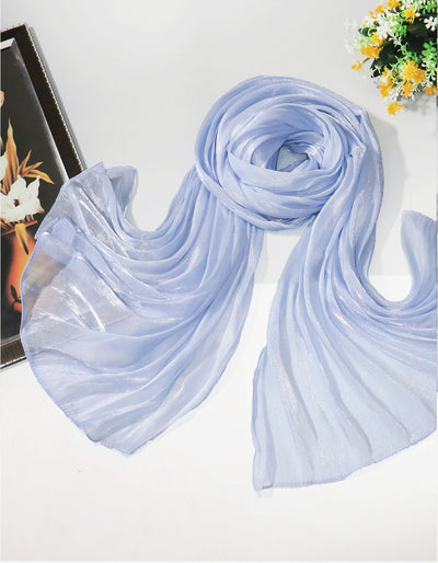 Luxury silk and organza hijabs, offering elegance and comfort. Perfect for special occasions with a soft, premium feel