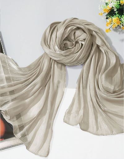 Luxury silk and organza hijabs, offering elegance and comfort. Perfect for special occasions with a soft, premium feel