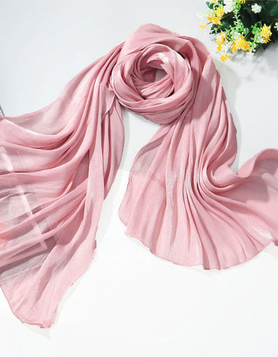 Luxury silk and organza hijabs, offering elegance and comfort. Perfect for special occasions with a soft, premium feel